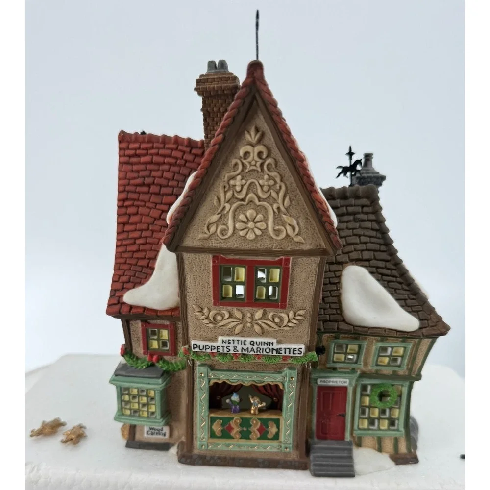 Department 56 Dickens Village Nettie Quinn Puppets & Marionettes 1996 Porcelain